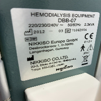 Nikkiso DBB-07 - Dialysis image 3
